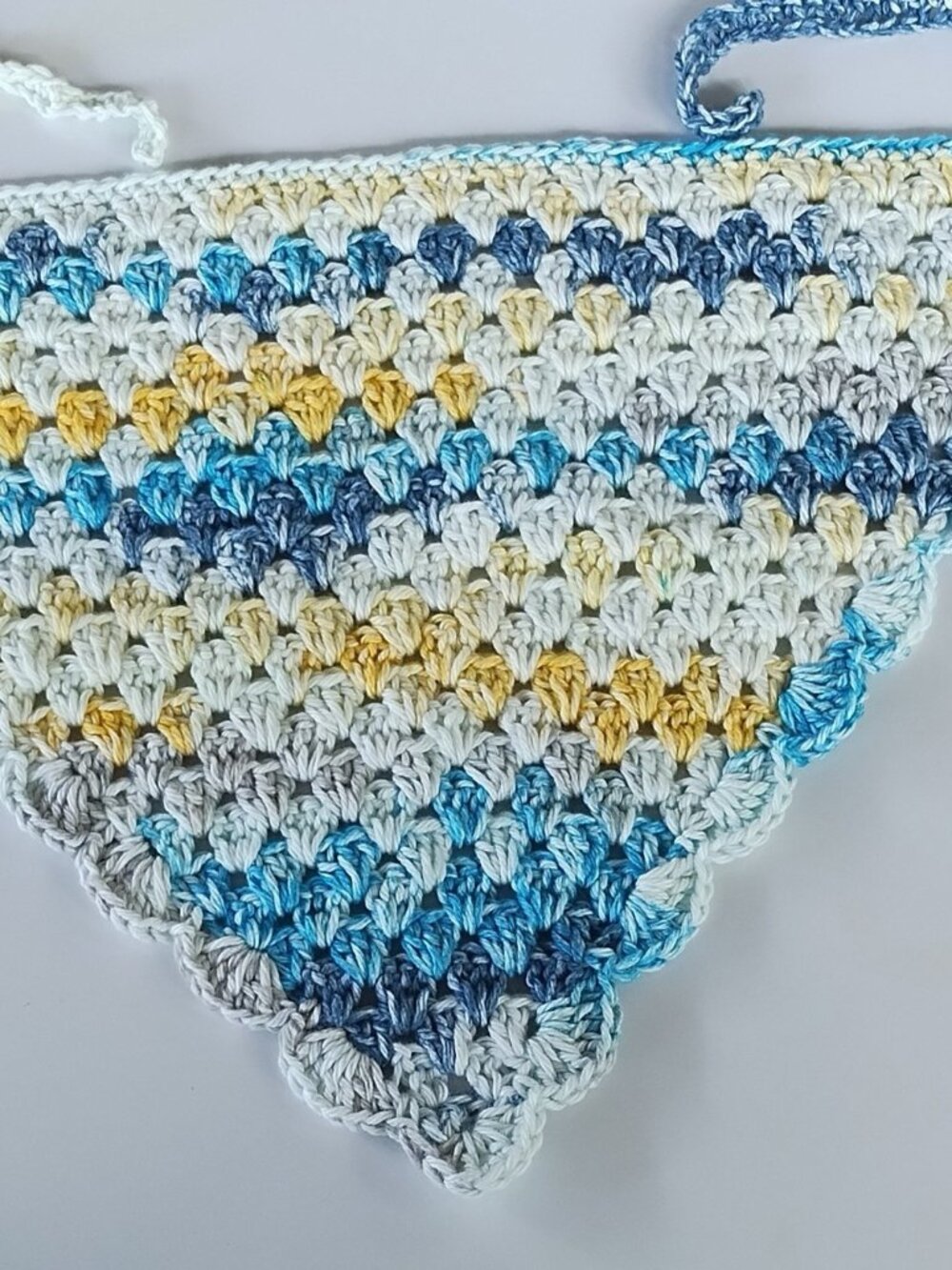 Handmade Crochet Bandana Head Scarf
